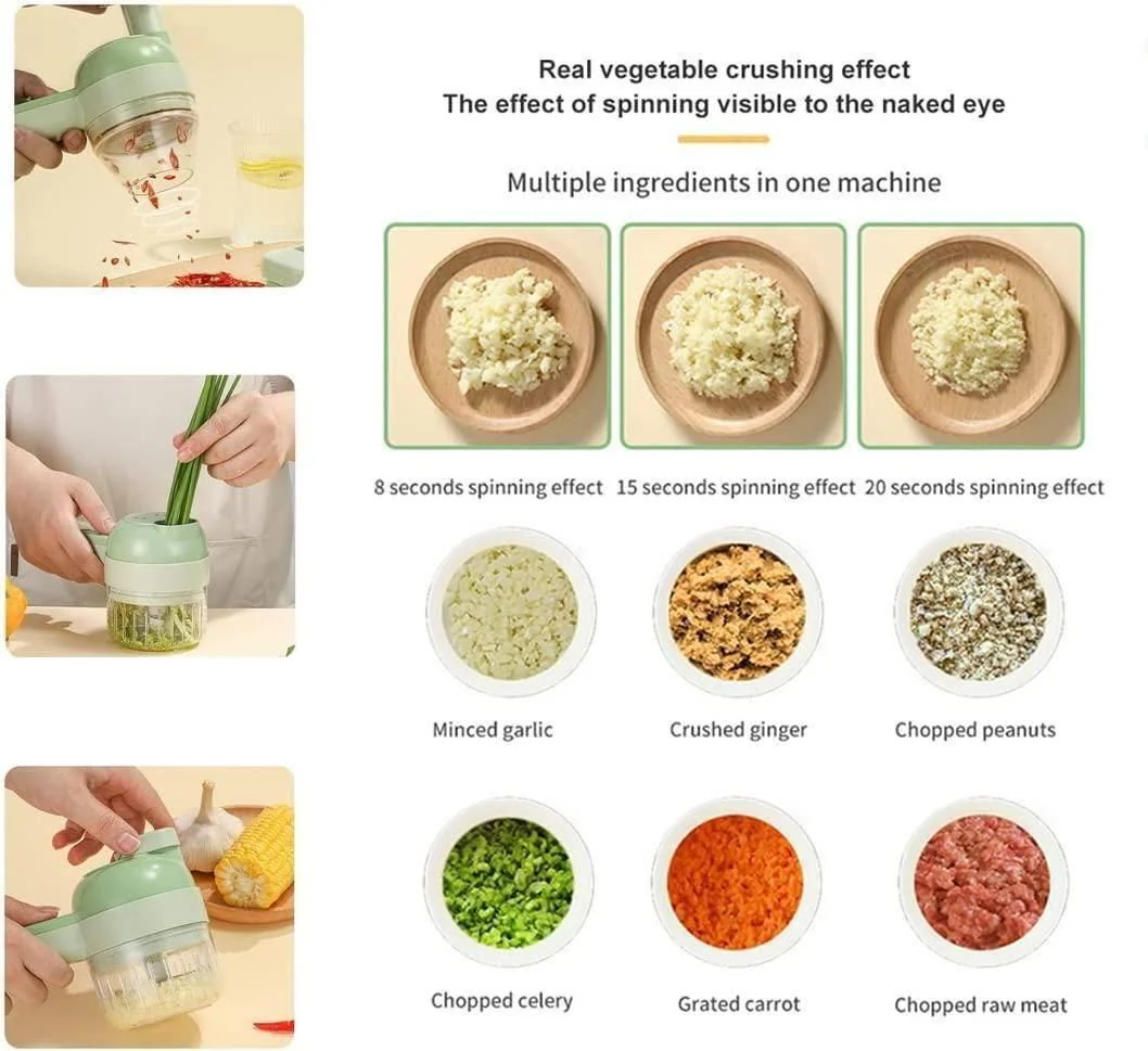 4 in 1 Vegetable Cutter Set - Image 2