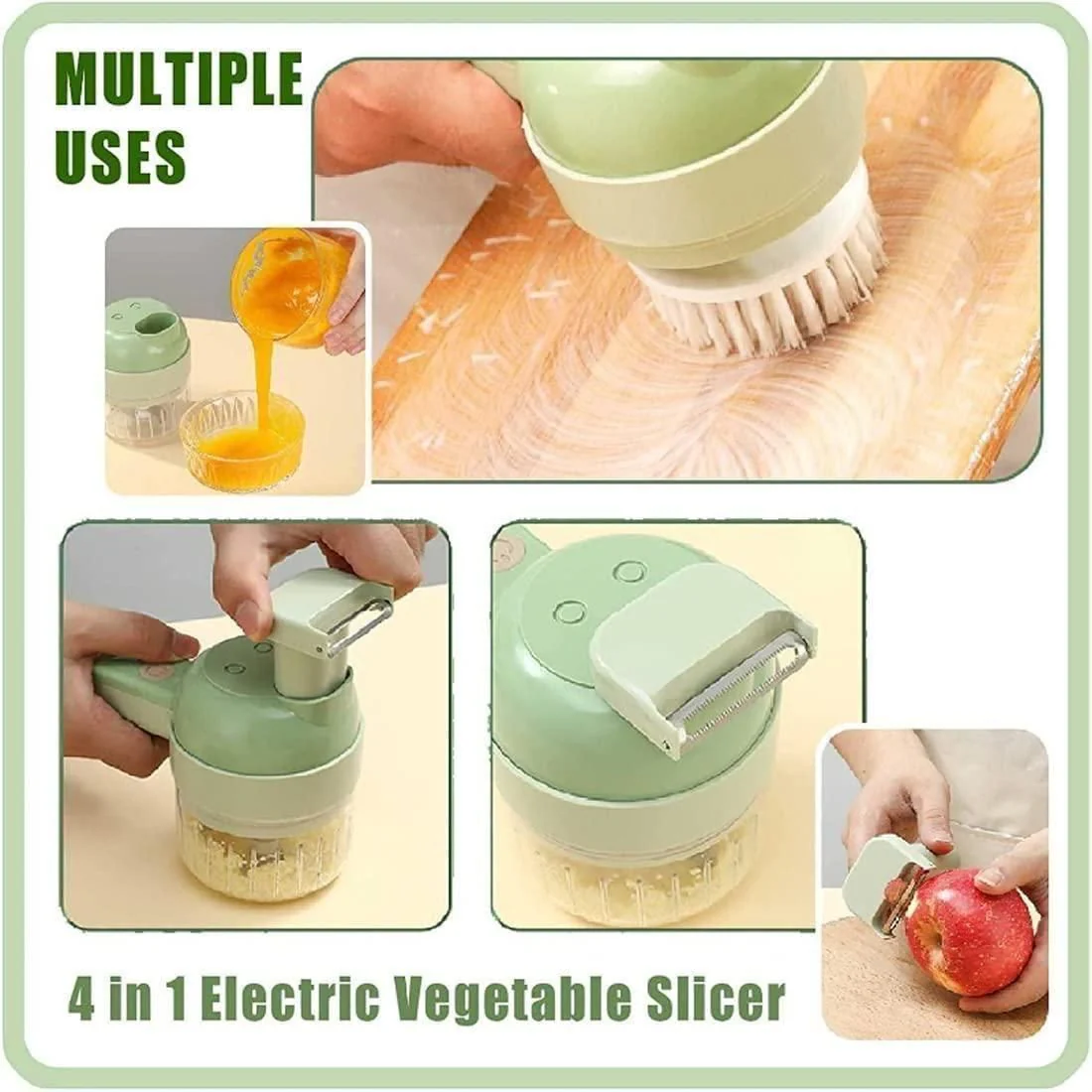 4 in 1 Vegetable Cutter Set - Image 3