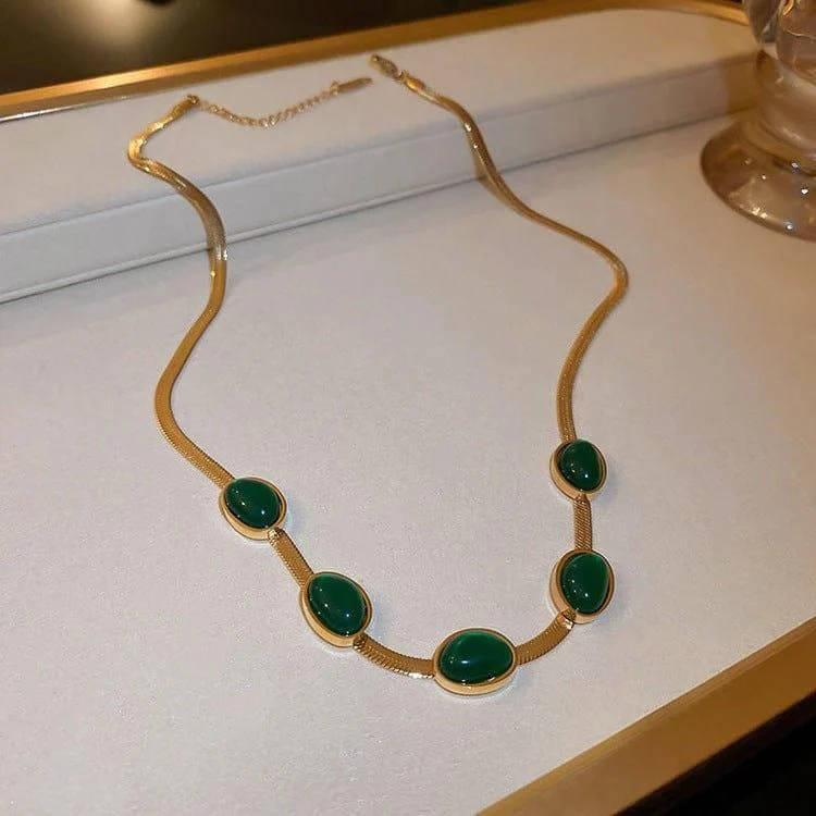 Crystal Pendant Necklace With Bracelet - Image 5