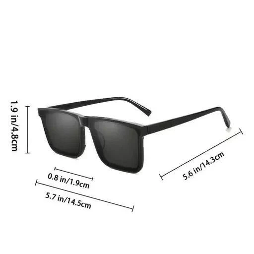Retro Square Sunglasses - Image 6